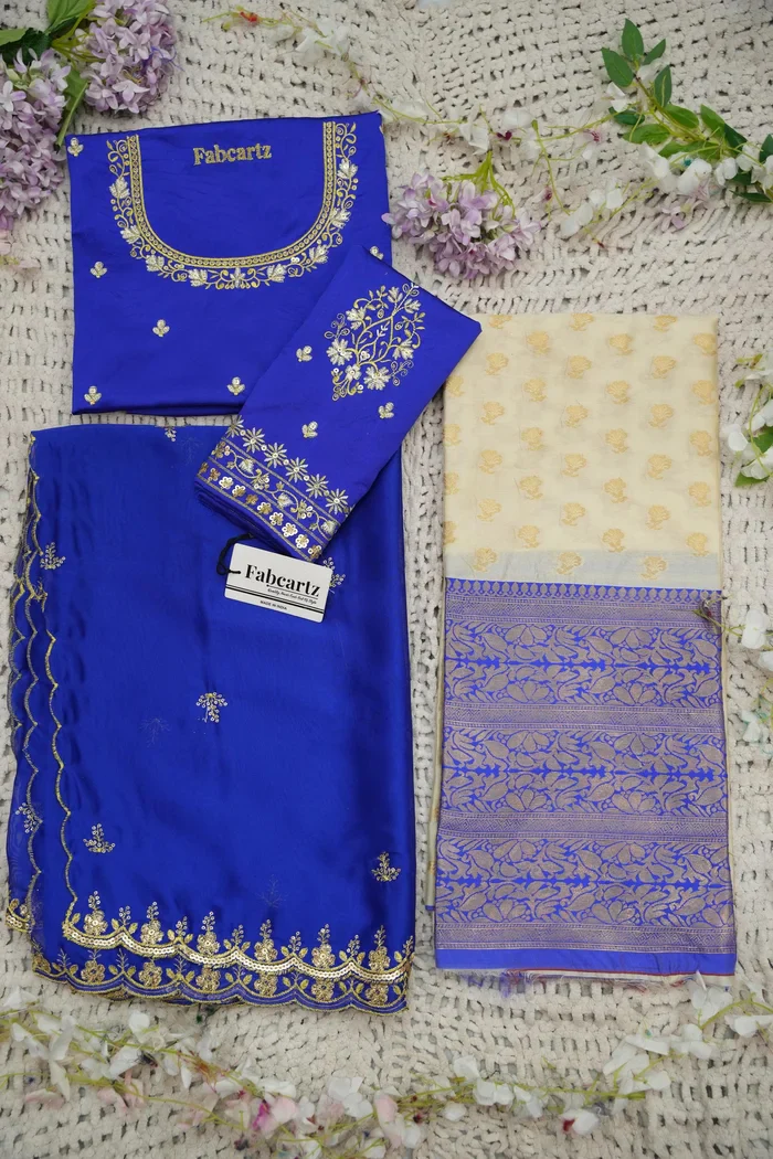 Women's Woven Design zari work Half Saree with Blouse and Rangoli Dupatta Rutuja - Image 82