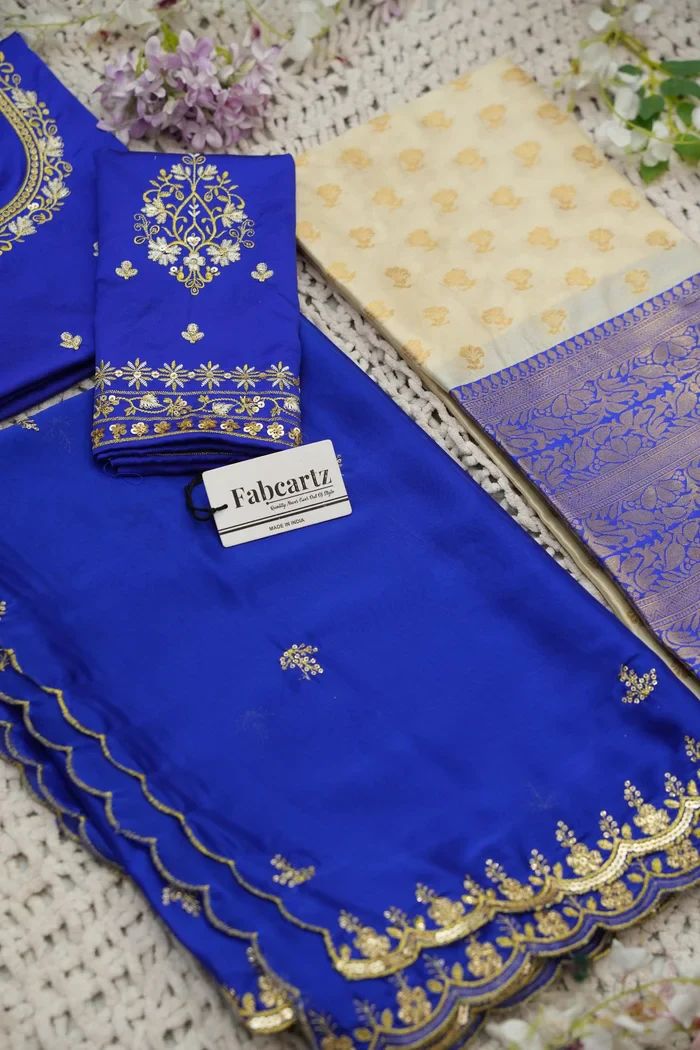Women's Woven Design zari work Half Saree with Blouse and Rangoli Dupatta Rutuja - Image 83