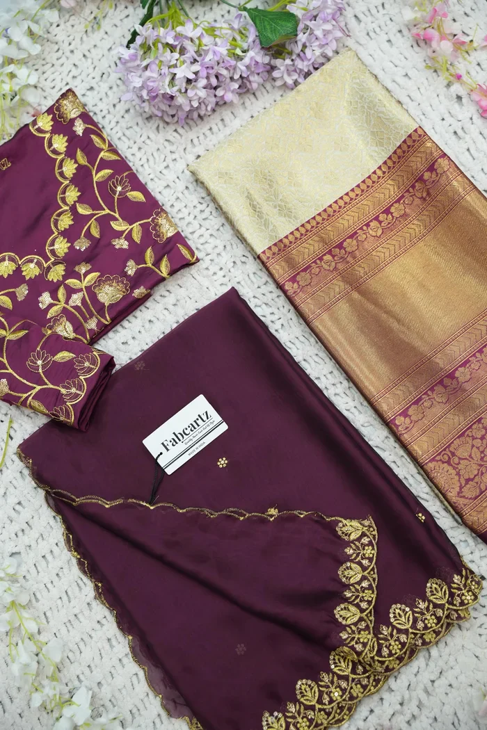 Women's Woven Design zari work Half Saree with Embroidered Blouse and Dupatta Keerthana Kv - Image 65