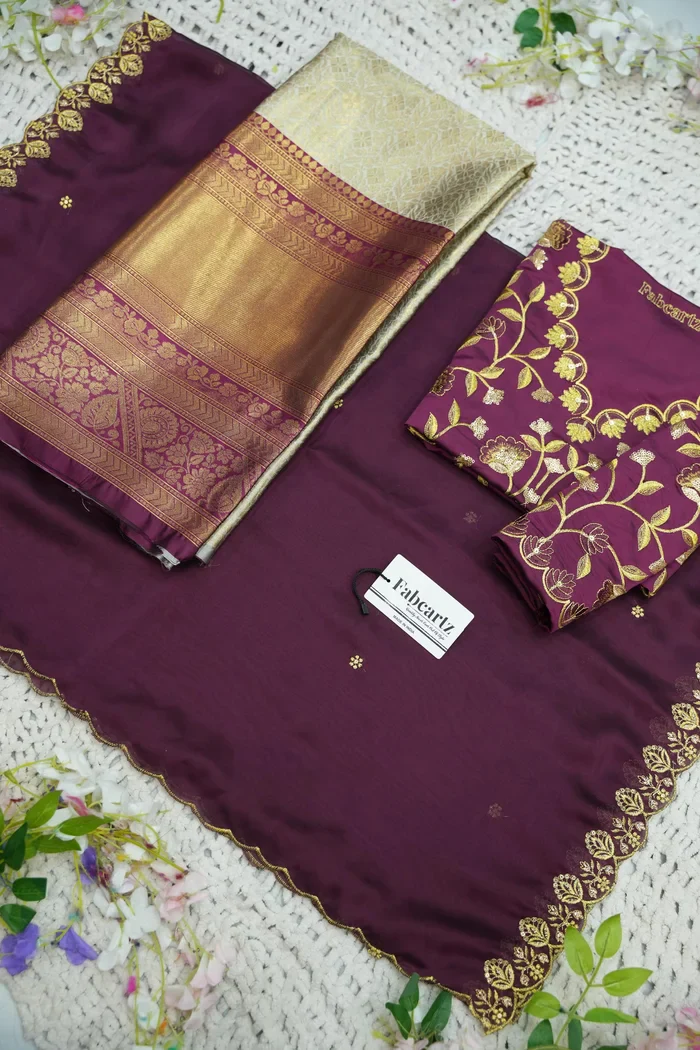 Women's Woven Design zari work Half Saree with Embroidered Blouse and Dupatta Keerthana Kv - Image 68